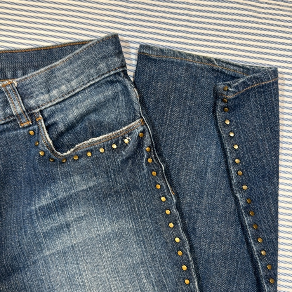 ❌SOLD❌Ralph Lauren Size 8 Women’s Boot Cut Studded Jeans - Picture 2 of 11